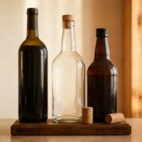 Бутылки, гидрозатворы, укупорка